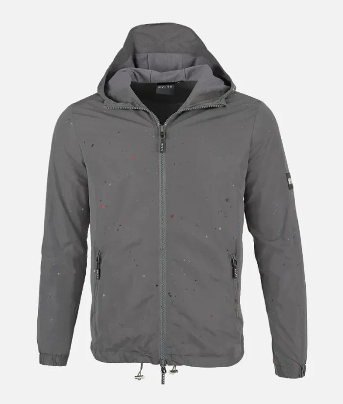 Nvlty Paint Windbreaker Charcoal Grey (2)