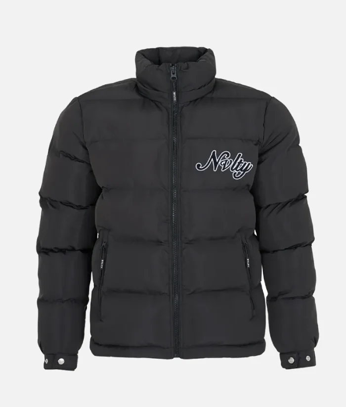 Nvlty Signature Puffer Jacket Black (2)