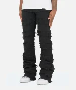 Nvlty Vintage Flare Thread Jeans Black (1)