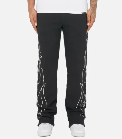 Nvlty Vintage Flame Tracksuit Black (2)